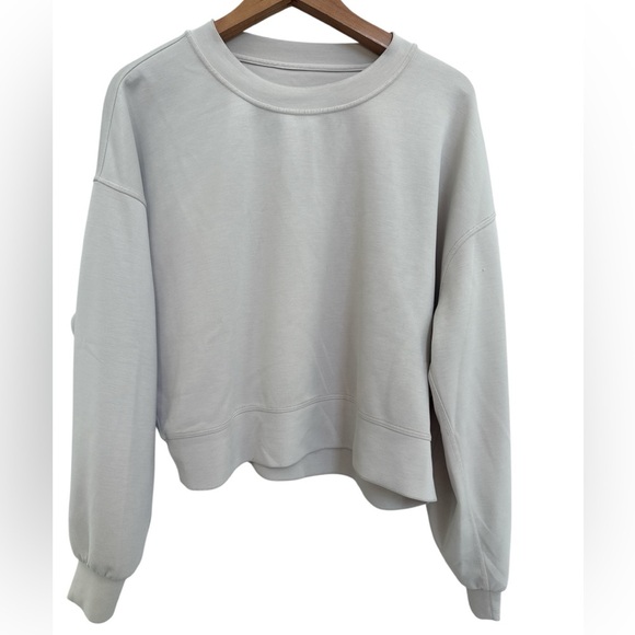 Lululemon Perfectly Oversized Crop Crew Pullover - Picture 1 of 11